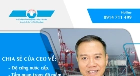 CHIA SẺ CỦA CEO VỀ ĐỘ CỨNG NƯỚC CẤP VÀ TẦM QUAN TRỌNG CỦA ĐỘ MỀM NƯỚC CẤP