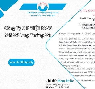 ĐÁNH GIÁ CỦA CÔNG TY C.P. VIỆT NAM – CHI NHÁNH XUÂN MAI VỀ DỊCH VỤ CỦA LONG TRƯỜNG VŨ