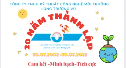 KỶ NIỆM 20 NĂM THÀNH LẬP CÔNG TY 30/07/2002 - 30/07/2022